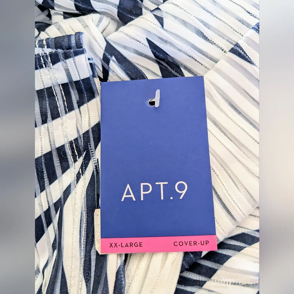 NWT, Portocruz Palm-Leaf, Swim Tunic, Cover-Up, Size XXL - Picture 11 of 13